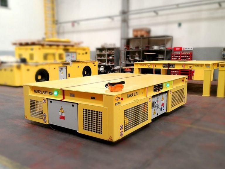 Wheels based battery electric flatbed trolleys