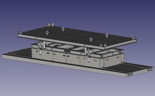Battery powered Rail Guided Transport Cart 20-t