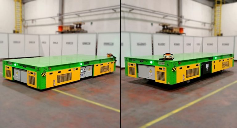 Transportadores de transformadores de potencia con ruedas