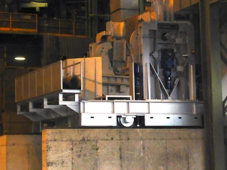 55 t - carro transferidor de cucharas con rotación