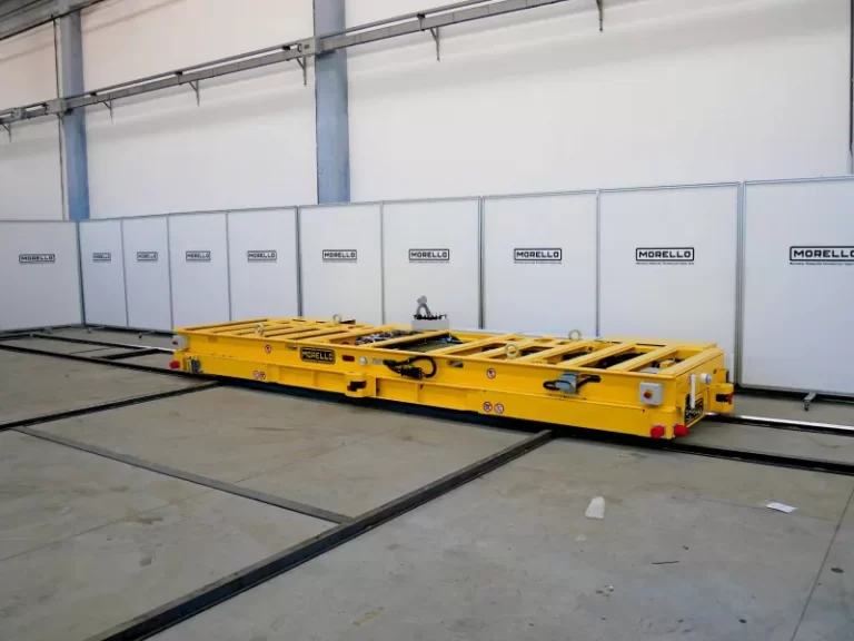 Chariot de transfert automatique 25 tonnes sur rails orthogonaux SBA-8R