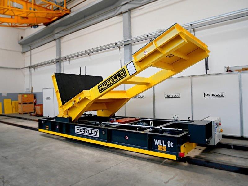 9 T - Schienenwagen mit Kippfunktion für die Nuklearindustrie - SBA