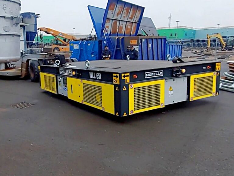 65 t - Déplaceur à batterie omnidirectionnelle pour poche et autres équipements sidérurgiques