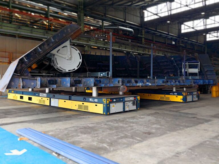 SYNCHRONIZED ELECTRIC SPMTs FOR SHIPYARDS – 40 + 40 T